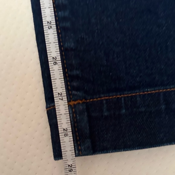 Lands' End Women's High Rise Wide Leg Dark Blue Jeans Size 18W - Picture 11 of 14